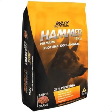 Imagem de Ração Proteica Para Cachorros Todas As Raças Hammer Premium 15kg - Bul