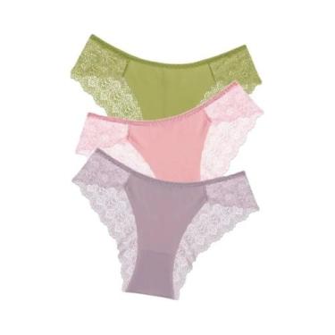Imagem de Conjunto De Calcinhas De Renda De Cintura Baixa Para Mulheres WarmStep