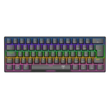 Imagem de Teclado Mecanico Gamer Arena Preto Rainbow Sw Brown T-tgk321-br Abnt-2