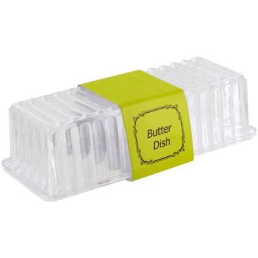 Imagem de GOV Manteiga de plástico acrílico, tamanho único, transparente