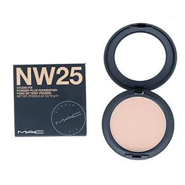 Imagem de MAC Base Studio Fix Powder Plus - NW25 - tom médio bege com tom rosado para pele clara a média (neutro quente) 15 g / 0,52 oz