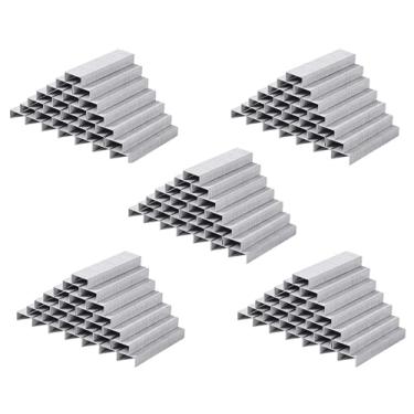 Imagem de SEAKOS Grampos padrão Officemate, 5 caixas de grampos de uso geral, 66/15 cm, comprimento da perna, pontas de cinzel, grampos sem atolamento, serve para todos os grampeadores de escritório padrão de