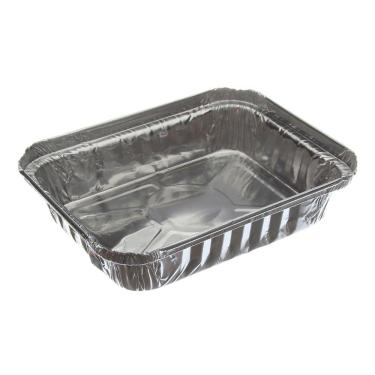 Imagem de Marmitex de Alumínio 230ml com Tampa de Cartão Aluminizado com 10 Unidades