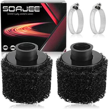 Imagem de SOAJEE 2 peças de filtro de ar de 32 mm de 32 mm para 50cc - 90cc 110cc 125cc 150cc GY6 motor motocicleta ATV Quad Scooter Go Kart Mini Moto Pocket Pit Dirt Super Bike CRF50 XR50 Kawasaki Suzuki Yamaha 30 mm 31 mm