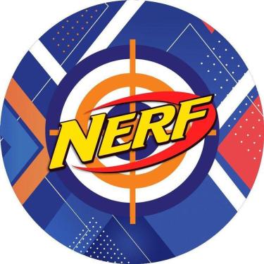 Imagem de Painel Redondo 3D Sublimado Nerf Frd-4884