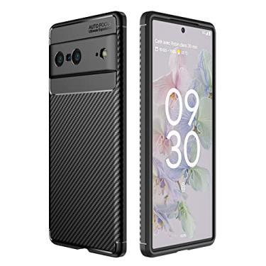 Imagem de For Google Pixel 7 Carbon Fiber Texture Shockproof TPU Phone Case