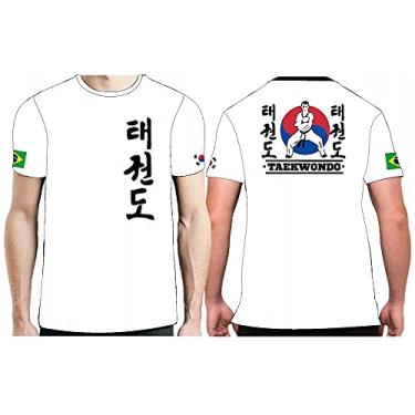 Imagem de Camisa Camiseta Taekwondo Korea - Fb-2058 - Branca - P