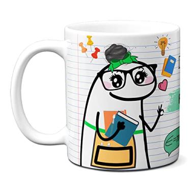Imagem de Caneca Professora Física Vai Cair Tudo Na Prova Meme Flork (Branca)