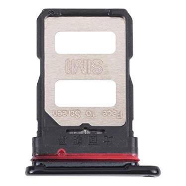Imagem de HUANGYUNCHAO Acessórios telefônicos Bandeja de cartão SIM + bandeja de cartão SIM para Xiaomi Redmi K40 Pro/Redmi K40 Substituição do telefone celular