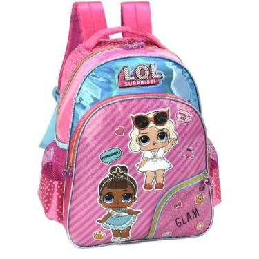 Kit Mochila Escolar Infantil LOL BFFS 4 Eva Com Rodinhas - Luxcel