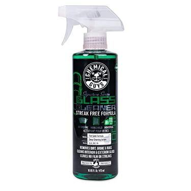 Imagem de Chemical Guys Glass Cleaner Signature Series - Spray de janela e espelho sem amônia para carros, caminhões, SUVs e trailers - Seguro para vidros coloridos, para-brisas, janelas domésticas e
