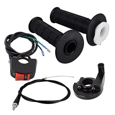 Imagem de Conjunto de cabos e cabos para acelerador de acelerador de torção de 22 mm de 129,5 cm com botão liga/desliga para mini bicicleta 50cc 125cc 150cc 250cc ATV Quad Pit Bike Dirt Bike