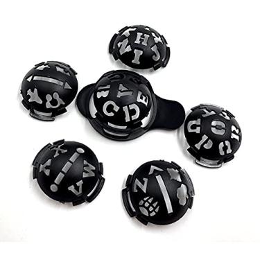 Imagem de Ferramenta de alinhamento de marca de desenho e molde de marcador de linha de forro de bola de golfe 6 em 1