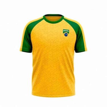 Imagem de Camiseta Braziline Brasil Macuxi - Amarvde