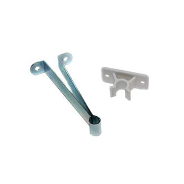 Imagem de RV Designer E267, suporte de porta, metal com clipe de plástico, 10 cm, ferragens para porta de entrada