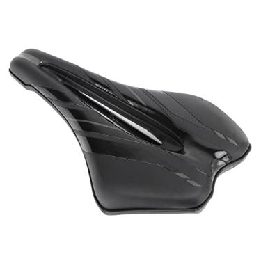 Imagem de Assento de bicicleta, selim de bicicleta de baixa pressão suave para andar ao ar livre (preto)