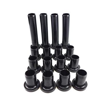 Imagem de Kit de bucha de braço A de controle inferior frontal para Polaris Sportsman 335 400 400 L 450 500 570 800 1999-2018, substitua # 5436973 5439270, bucha longa e curta, 16 peças
