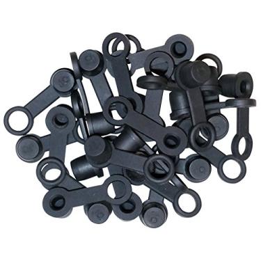 Imagem de (Pacote com 25) tampas de parafuso de sangramento de freio para encaixe de graxa Zerk capa de borracha contra poeira com protetor