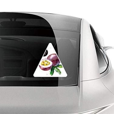 Imagem de DIYthinker Adesivo de carro Passion Fruit Tasty Healthy Watercolor para motocicleta e bagagem