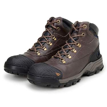 Imagem de Bota Coturno Masculina Couro Liso Dia a Dia Trilhas e Caminhadas Power Grip