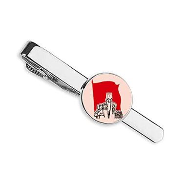 Imagem de China Red Leader Education Gravata Clip Bar Presente Homem Negócio