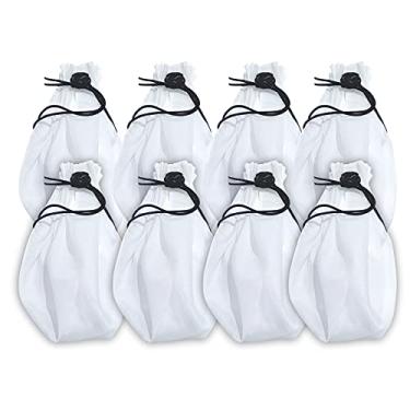 Imagem de Kit 8 Coador de Voal para Leite Vegetal Suco Verdes Detox e Kefir