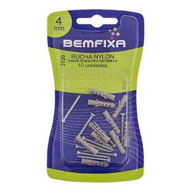Imagem de parafuso Fenda Phillips Cabeca Panela com Bucha 04Mm - Cartela, Bemfixa, 3120