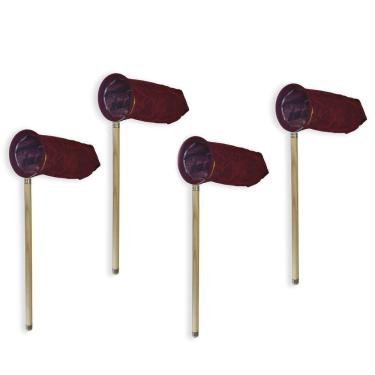 Imagem de Kit Com 4 Salvas Para Coleta De Dízimos E Ofertas Vinho