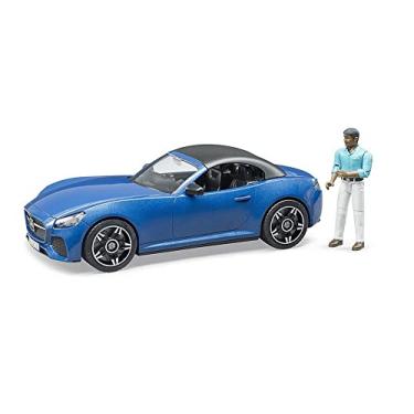Imagem de Brinquedo Premium - Escala 1:16 - BRUDER - Carro Roadster com Motorista