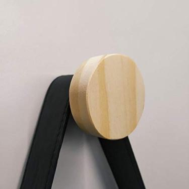 Imagem de Gancho De Parede Madeira Bola