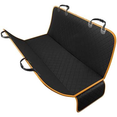 Imagem de Capa do Assento do Carro do Cão, Capa Pet Protetora Assento Banco Traseiro Carro Antiderrapante