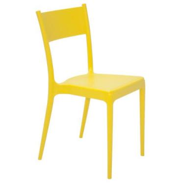 Imagem de Cadeira Tramontina Diana Polipropileno E Fibra Vidro Amarelo