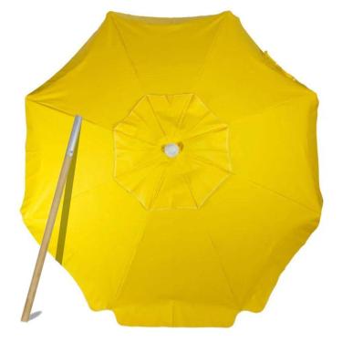 Imagem de Guarda Sol Reforçado Praia Madeira E Bagum 1,8m De Qualidade