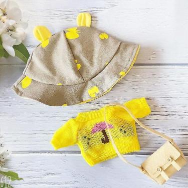 Imagem de Roupas para pato 30cm Lalafanfan pato brinquedo boneca acessórios W