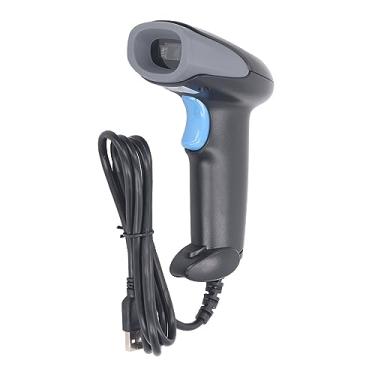 Imagem de Scanner de código de barras 1D 2D com detecção automática IP54 à prova d'água à prova de choque QR Code Scanner para supermercado armazém biblioteca