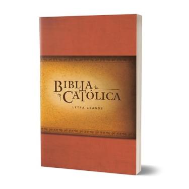 Imagem de La Biblia Católica: Tapa blanda, tamaño grande, letra grande. Rústica, roja / Ca tholic Bible