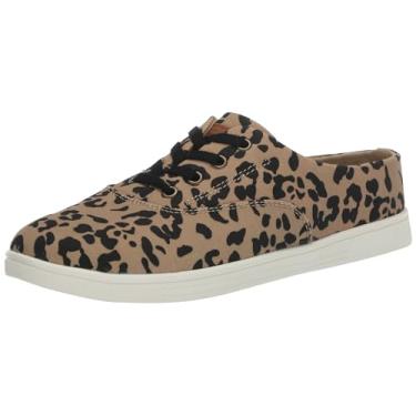 Imagem de Spenco Tênis feminino Khloe Kick, Oncinha marrom, 9 Wide