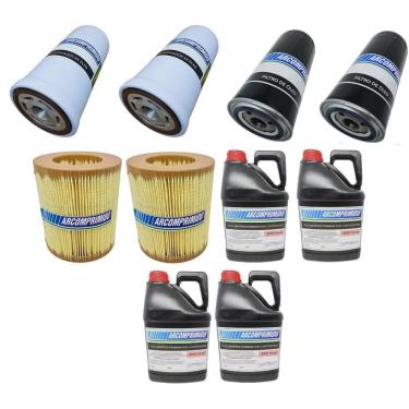 Imagem de Kit com Filtros e Óleo para Compressor Atlas Copco Ga15FF