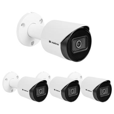 Imagem de Kit 4 Câmeras IP 2 Megapixels Full HD 30m Starlight VIP 3230 B SL G3 Intelbras