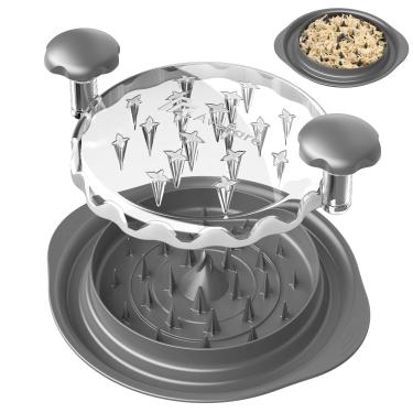 Imagem de Triturador profissional de frango da AveFare, ferramenta de trituração de peito de frango visível de 27,4 cm, máquina trituradora de carne grande – cabo ergonômico, lavável na lava-louças