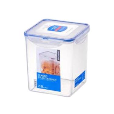 Imagem de Pote Hermético Porta Mantimentos e Cereais com tampa 4 travas - Lock&Lock - 2,6 Litros