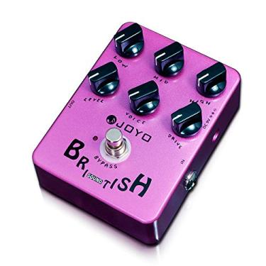 Imagem de JOYO Overdrive British Rock Amp Simulator Pedal Brit-Rock Era Bluesbreaker Overload for Electric Guitar Effect - Bypass (British Sound JF-16)