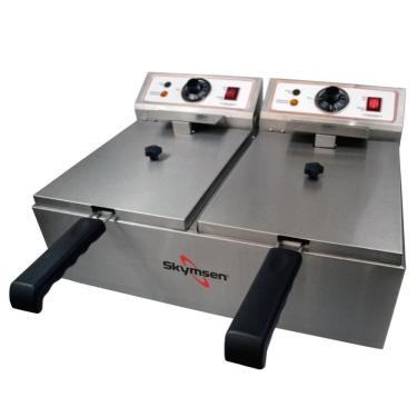 Imagem de Fritadeira Inox Fed20n 10 Litros 2X Cubas 2000W 127V - Skymsen