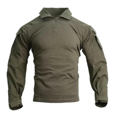 Imagem de Camisetas masculinas G3 Tactical Combat de caça Muliticam manga comprida Camoflage militar militar masculina, RG, GG