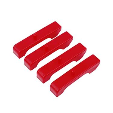 Imagem de Almofadas isoladoras de radiador de borracha, buchas de suporte de radiador para Chevy C10 Caprice C20 K10 K30 C30 GMC K1500 Substituir # Prothane 7-1711 Isoladores de radiador com motor de bloco