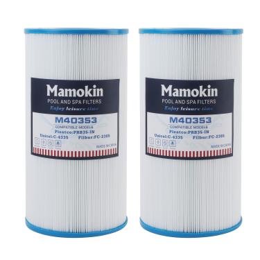 Imagem de Mamokin Filtro de spa C-4335 substitui Pleatco PRB35-IN, Guardian 409-219, Filbur FC-2385, Unicel C-4335, 03FIL1300, 17-2482, 25393, 303557, 817-3501, R173431, 303557, 817-3501, R173431, 303557. 5 sq.