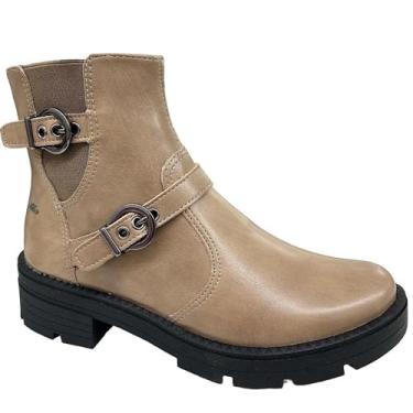 Imagem de Bota Feminina Biker Dakota Cano Curto Com Fivelas G9631
