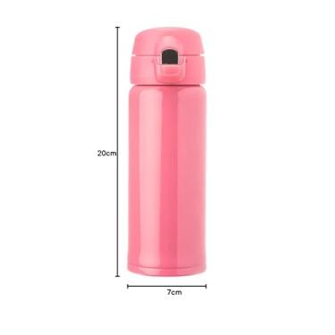 Imagem de Garrafinha Térmica Infantil Escolar Pequena 400 ml (Azul Bebê)