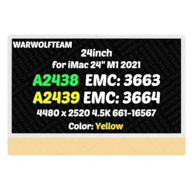 Imagem de WARWOLFTEAM Conjunto de digitalizador de tela LCD LED para iMac21,1 e 21,2 61.0 cm M1 2021 A2438 (4 portas) A2439 (2 portas) EMC 3663 3664 MGPC3 MGPD3 MGPF3 MGPG3 MGPH3 61.0 cm 44800 x 2520 4,5K