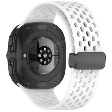 Imagem de Pulseira Sport Fecho Magnetico LTimports compativel com Galaxy Watch Ultra 47mm Sm-L705 e Sm-L705F (LT-Branco)